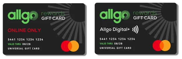 Allgo Mastercard Digital 2 x Versions